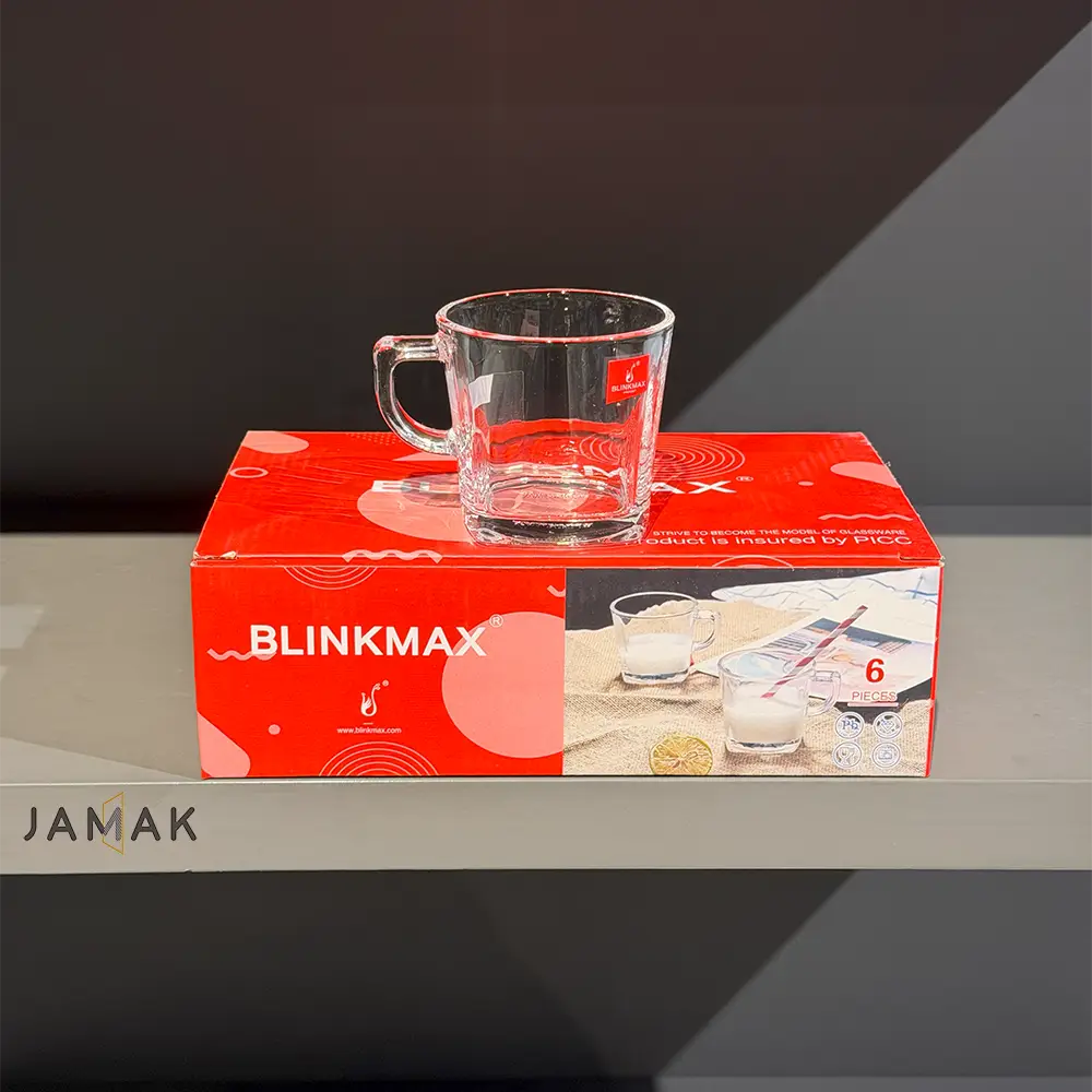 فنجان چای خوری بلینک مکس مدل کار کد 89 بسته 6 عددی