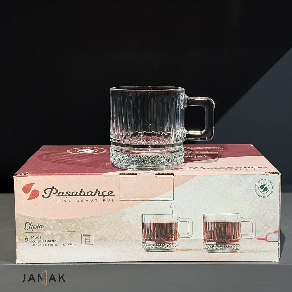 ماگ پاشاباغچه مدل الیسیا کد 55422 بسته 6 عددی