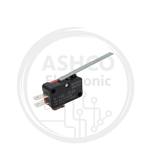 میکروسوئیچ اهرمدار بزرگ V-153-1C25