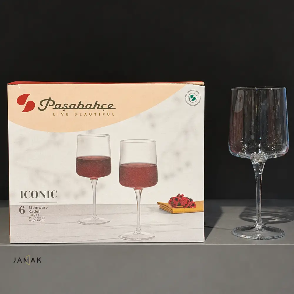 گیلاس پاشاباغچه مدل ایکونیک کد 440507 بسته 6 عددی