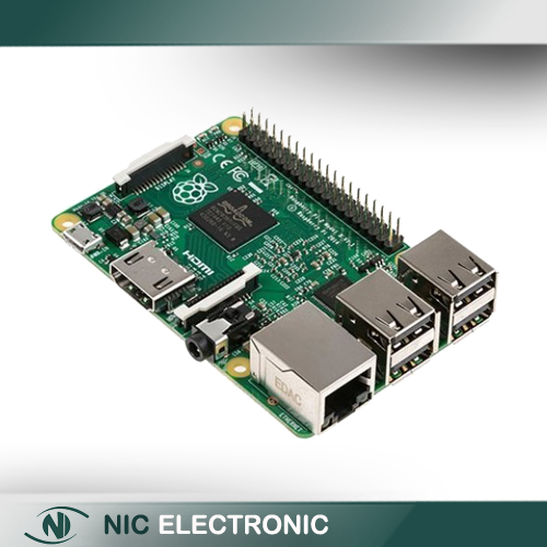 برد رزبری پای دو Raspberry Pi 2 1G RAM windows 10 تولید انگلستان