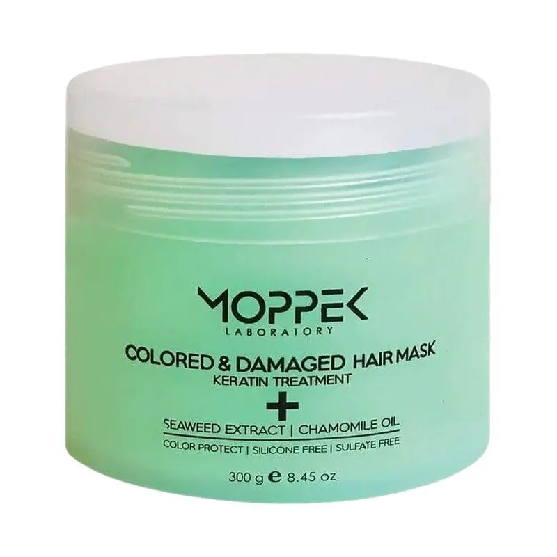 ماسک مو موپک رنگ شده و آسیب دیده حجم دهنده (Moppek Volumizing Colored & Damaged)