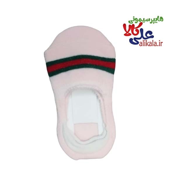 جوراب مچی نوزادی طرح خطی مدل 04