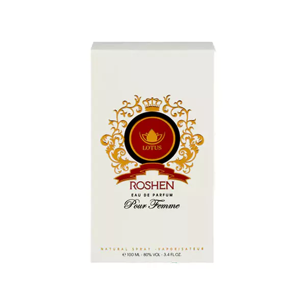 ادکلن زنانه لوتوس Lotus Roshen حجم ۱۰۰ میلی لیتر