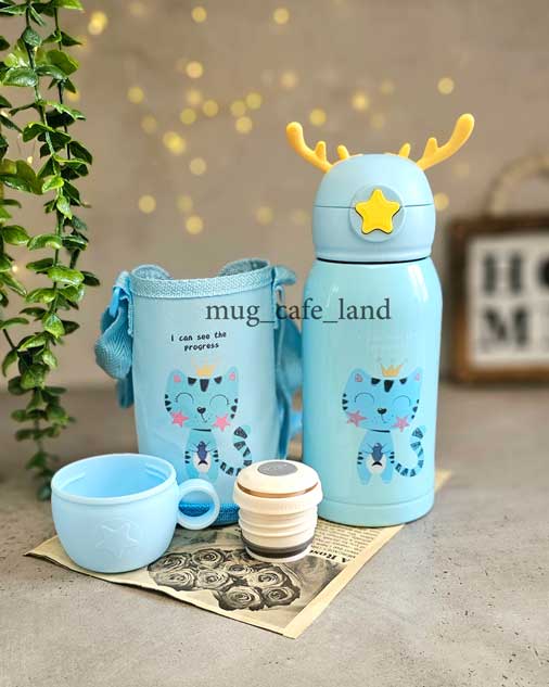 فلاسک کودک طرح گربه کد 0034