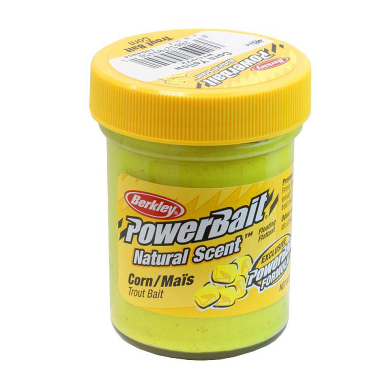 خمیر برکلی پاور بیت قزل آلا ذرت  ۱۱۵۲۸۵۷ Berkley PowerBait Select Trout Bait Corn With Glitter