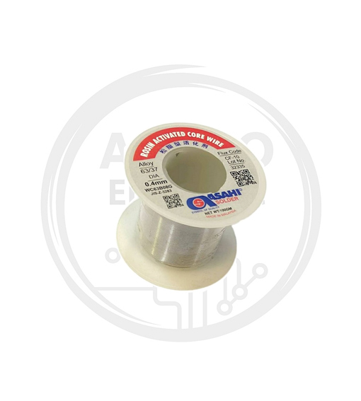 سیم قلع 100 گرمی 0.4 آساهی