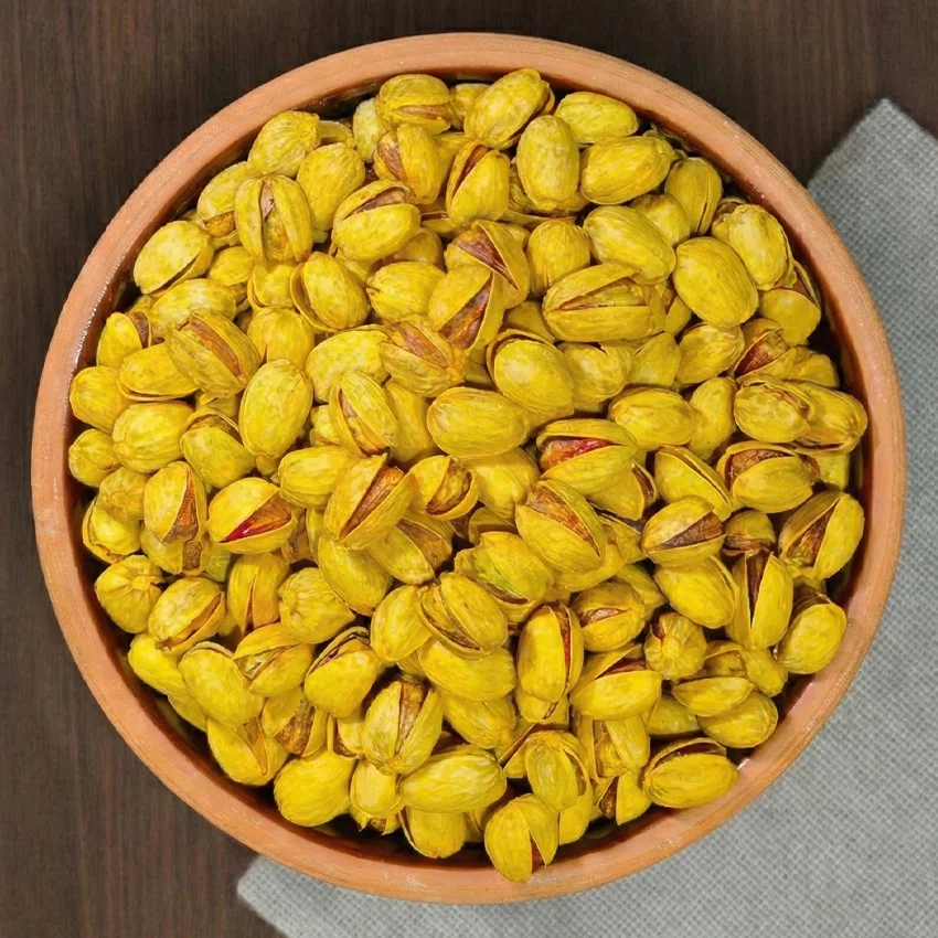 پسته کله قوچی زعفرانی نمکی