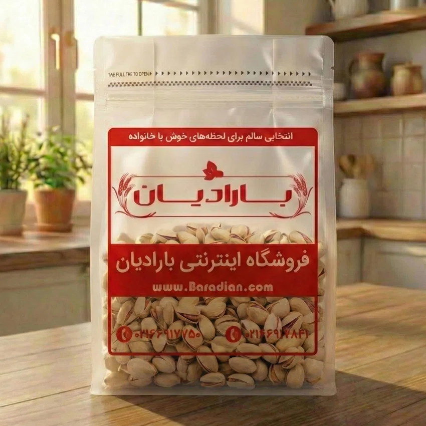 پسته احمد آقایی خام