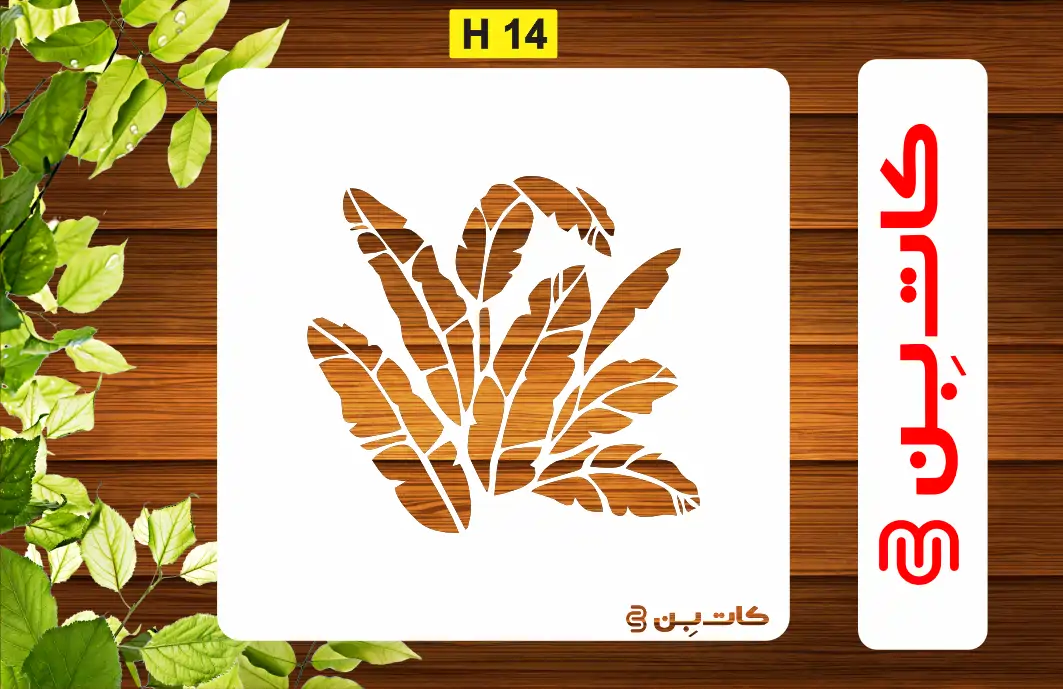 شابلون برگ استوایی کد H 14