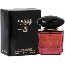 عطر برند کالکشن ورساچه مشکی Brand Collection Versace Crystal Noir 023 | عطر جیبی 25 ml