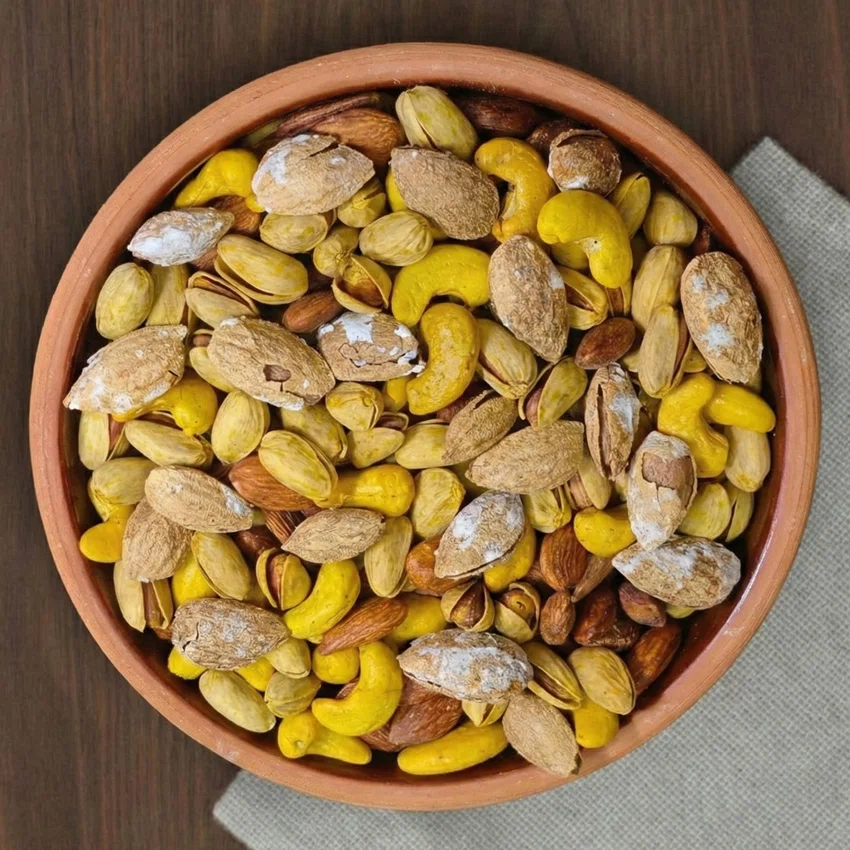 آجیل مخلوط 4 مغز تبریزی نمکی
