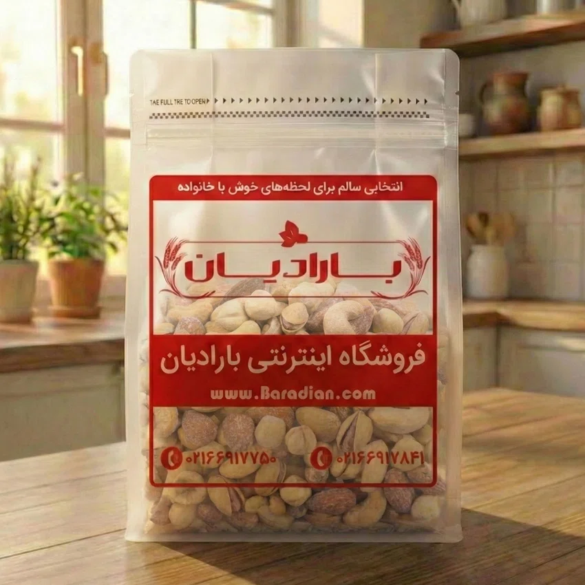 آجیل مخلوط 4 مغز پودری (عربی)