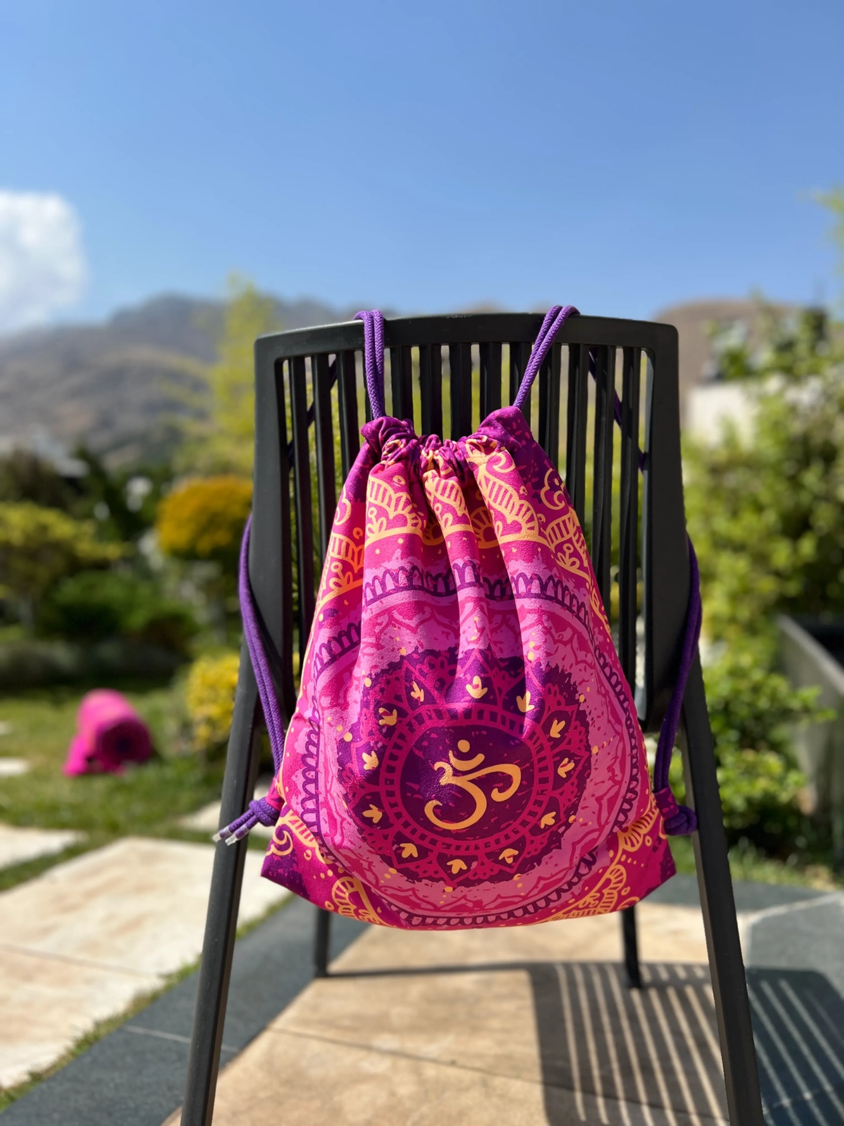کوله یوگا مخمل طرح ماندالا کد 7074