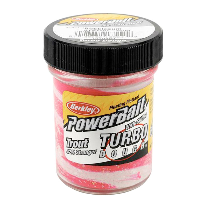 خمیر برکلی پاور بیت قزل آلا Berkley PowerBait Glitter Turbo Dough Bubblegum