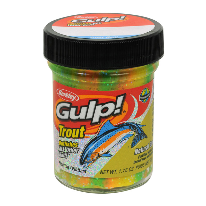 خمیر برکلی پاور بیت قزل آلا سیر ۱۲۰۳۱۸۲ Berkley Gulp! Trout Dough Rainbow Candy