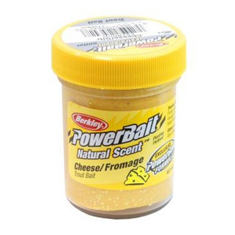 خمیر برکلی پاور بیت قزل آلا پنیر ۱۱۵۲۸۵۶ Berkley PowerBait Select Trout Bait Cheese With Glitter