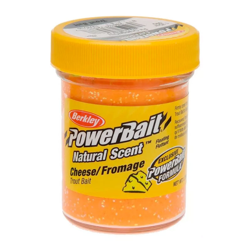 خمیر برکلی پاور بیت قزل آلا پنیر ۱۳۷۶۷۵۵ Berkley PowerBait Natural Scent Trout Bait Fluorange