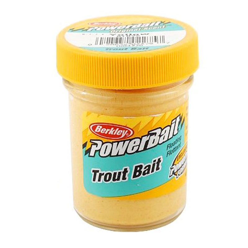 خمیر برکلی پاور بیت قزل آلا  ۱۰۰۴۷۷۰ Berkley PowerBait Trout Bait Yellow BTBY2