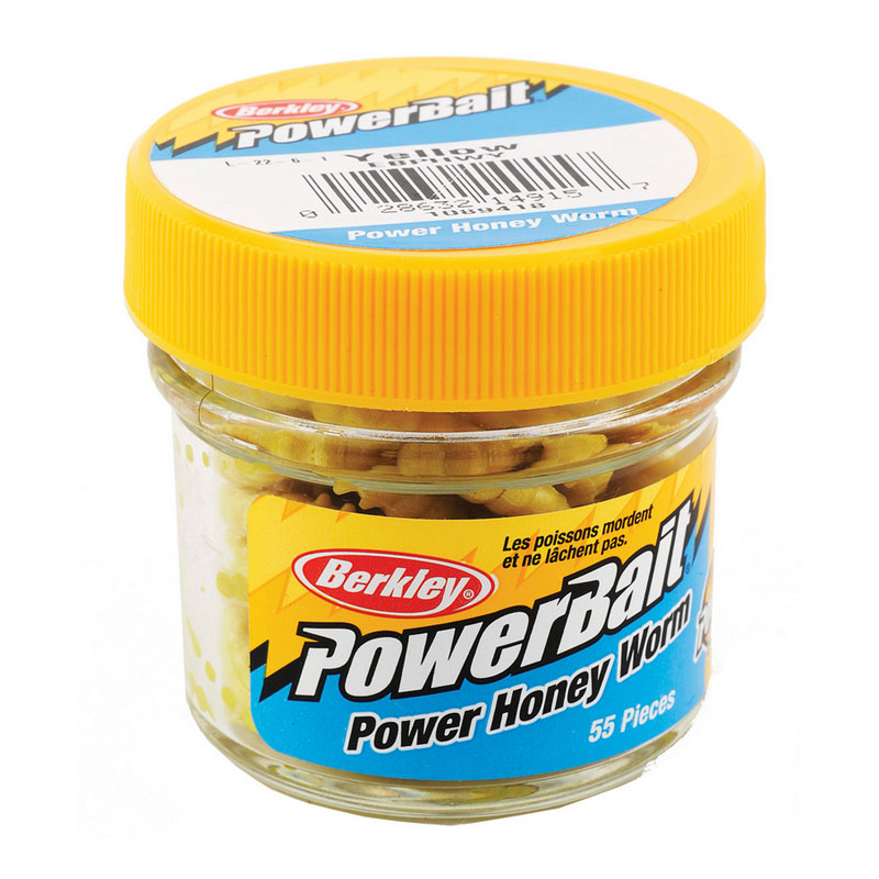 خمیر برکلی پاور بیت قزل آلا Berkley PowerBait Power Honey Worm Yellow
