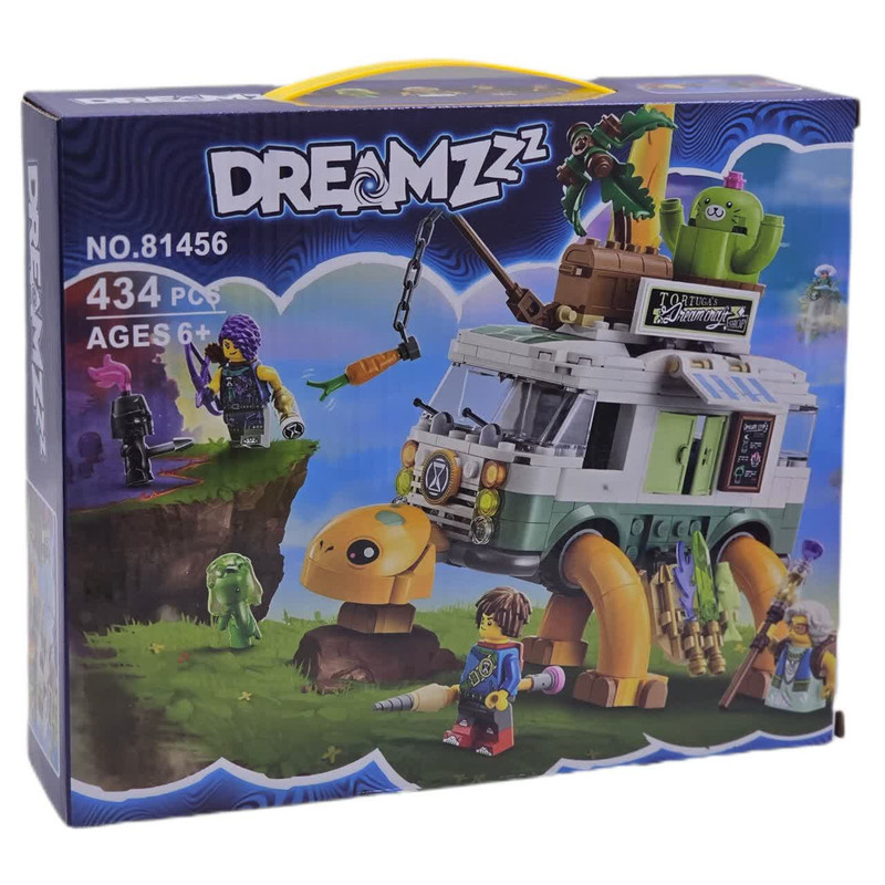 ساختنی 434 تکه ناب سل مدل دریمز لاک پشت ون خانم کاستلیو کد 434PCS DREAMZZZ NO.81456