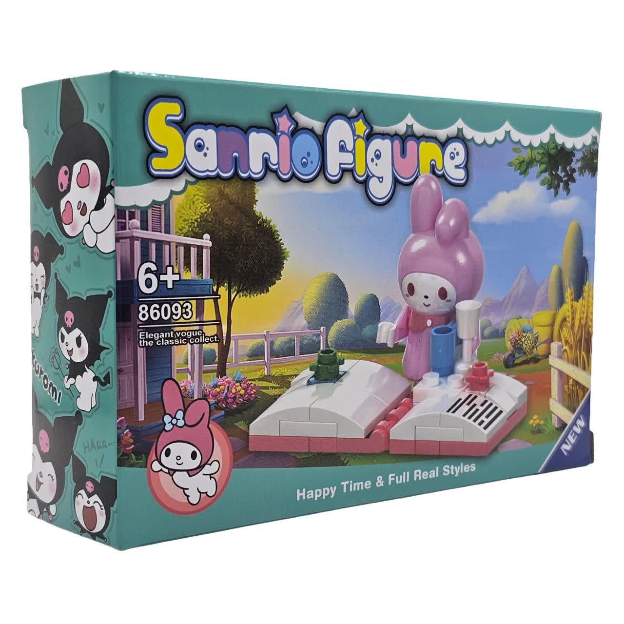 ساختنی 20 تکه ناب سل مدل ملودی و کتاب کد SANRIO FIGURE 86093 NO.3