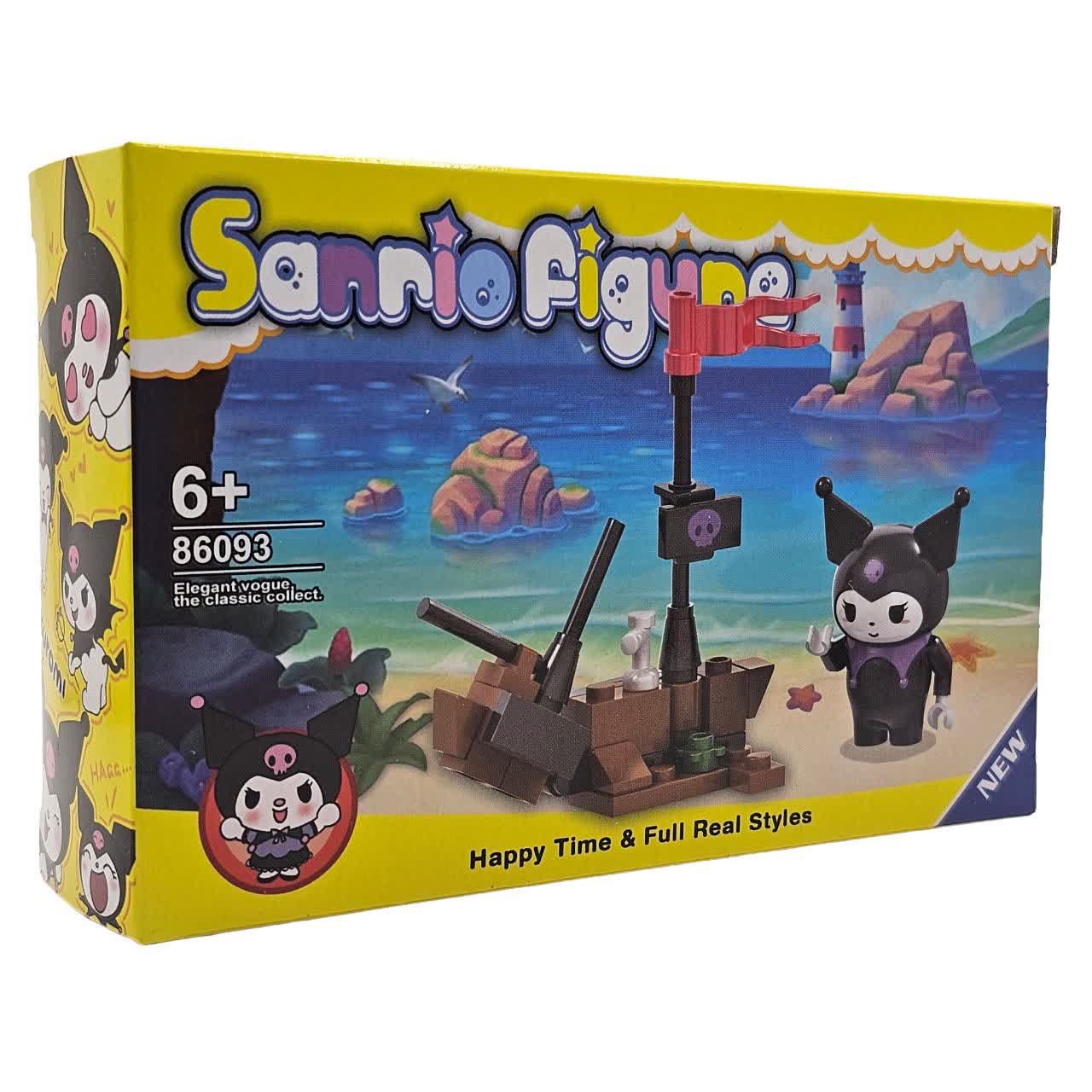 ساختنی 20 تکه ناب سل مدل کرومی و دریا کد SANRIO FIGURE 86093 NO.4