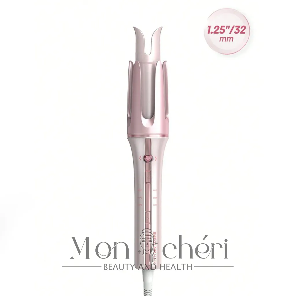 دستگاه فر کرلی شیگلم صورتی سایز 32 Sheglam Hair Pink Hair Curler