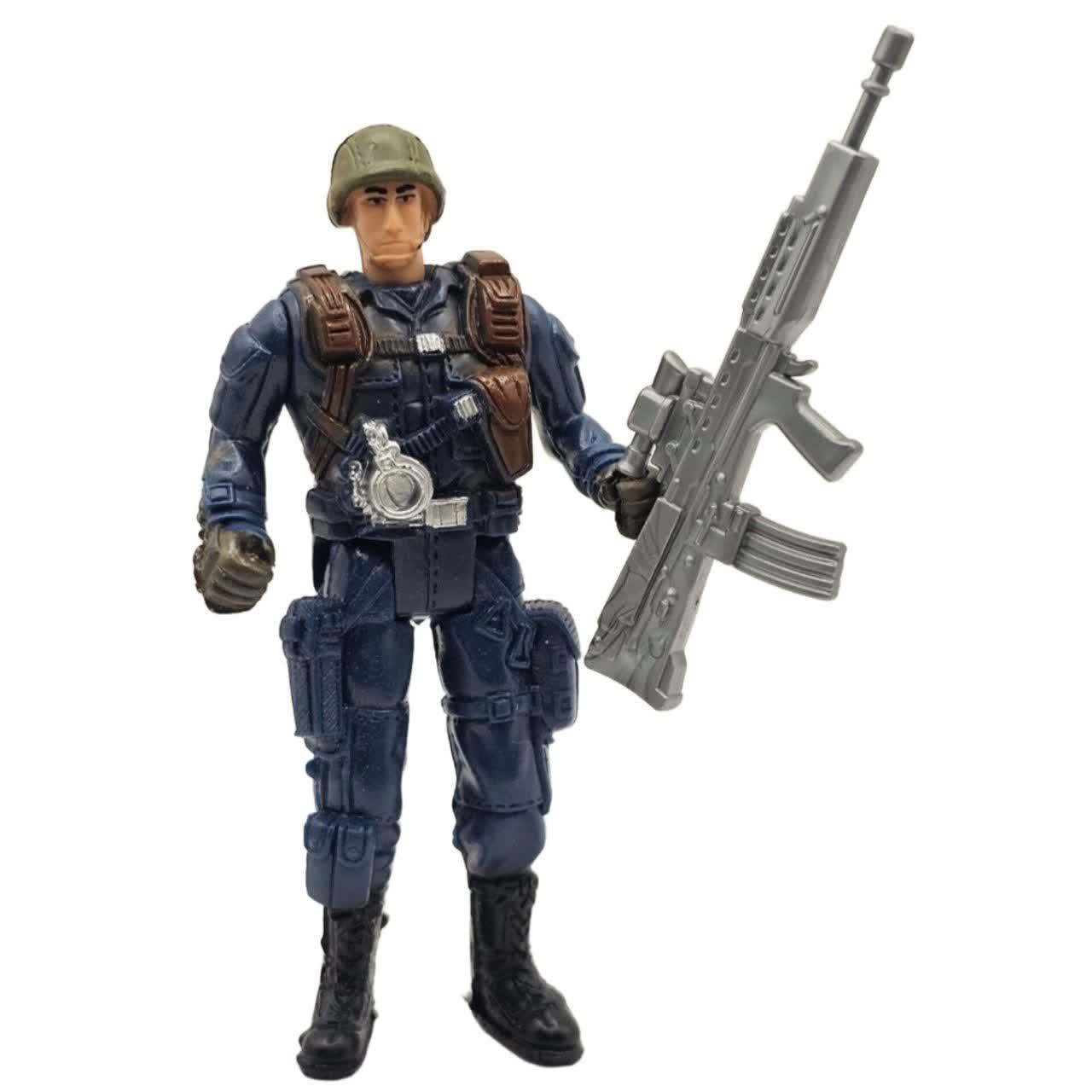 فیگور ناب سل مدل سرباز تفنگدار کد SPECIALFORCES NAAB003 ارتفاع 10 سانتیمتر