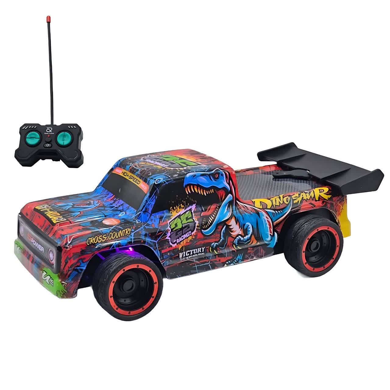 ماشین بازی کنترلی ناب سل مدل وانت پیکاپ آفرود دودزا شارژی چراغدار 4 کانال اسپرت کد HIGH SPEED RACING LIGHT SPRAYS 4CH SCALE 1:16 NAAB001