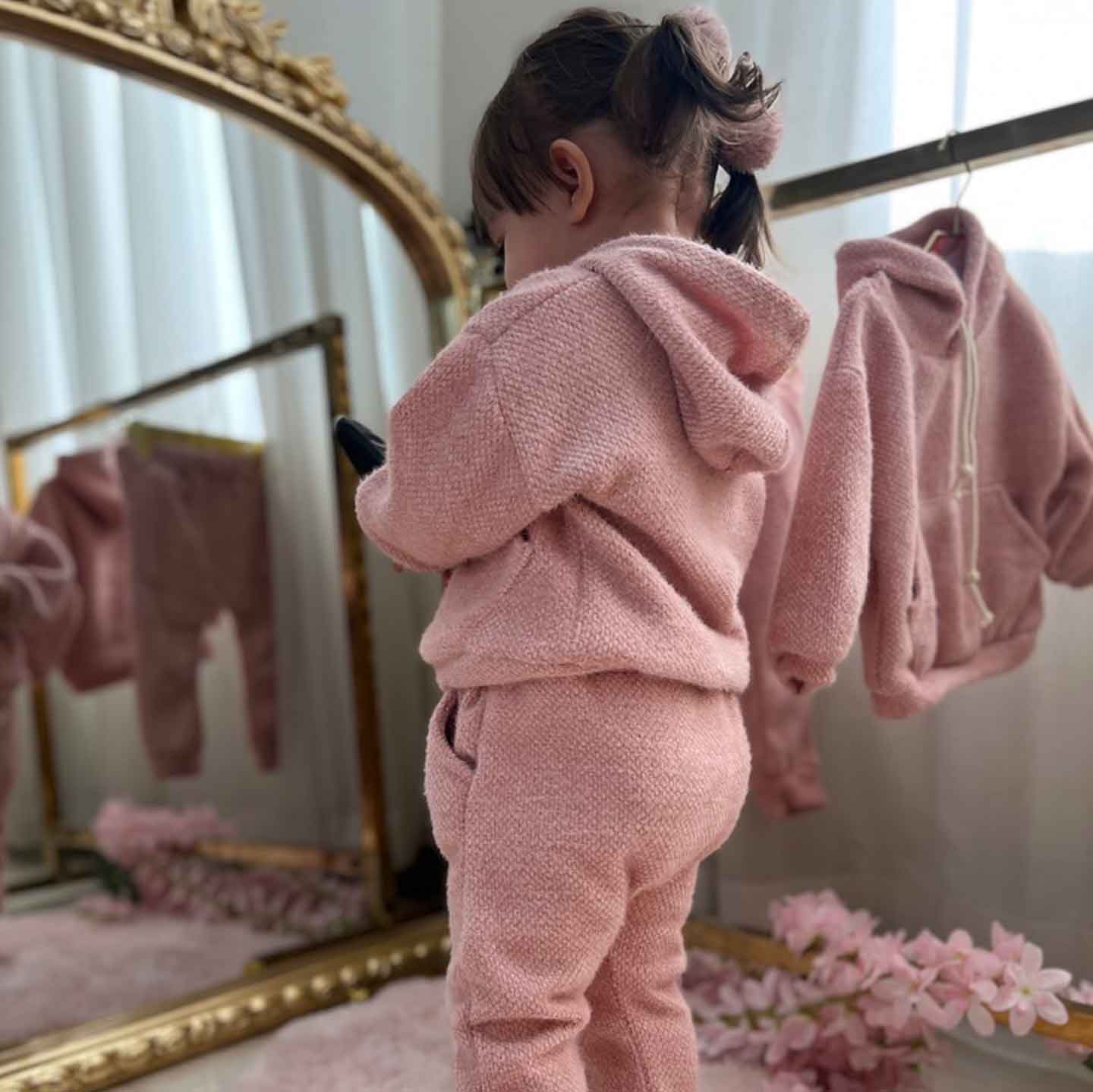 ست هودی و شلوار نوزادی