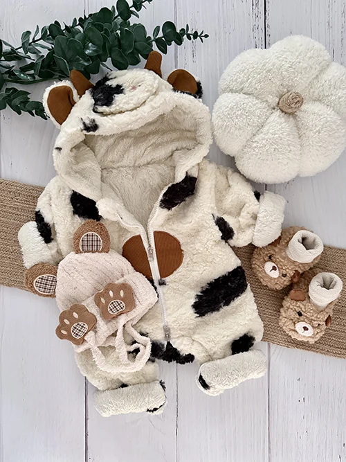 کاپشن سرهمی بچگانه نوزادی cow