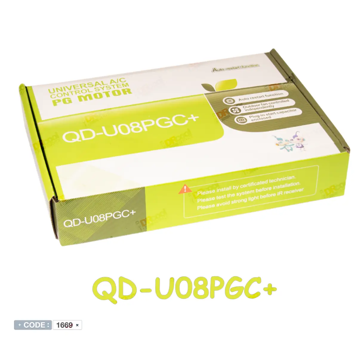 برد همه کاره PG مخصوص کولر اسپلیت مدل QD-U08PGC+ کواندا