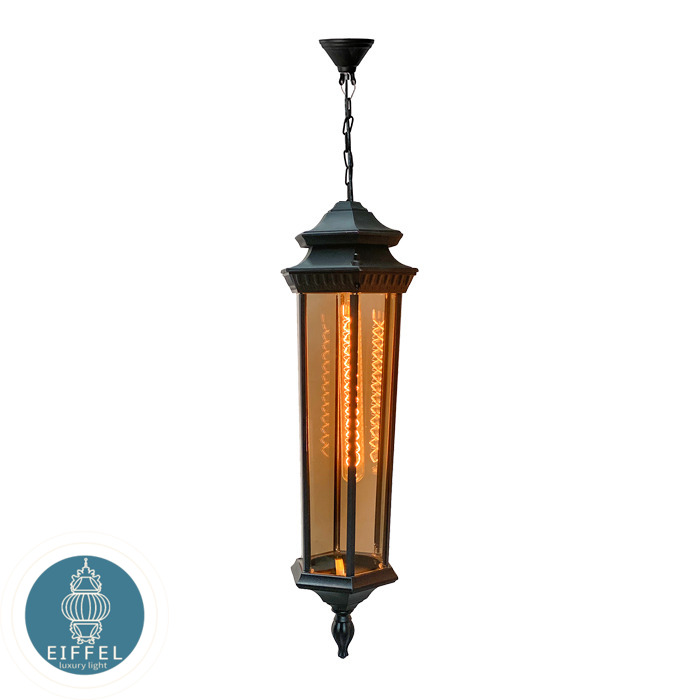 لاکچری سری یک بزرگ آویز مدل E25A-L | چراغ آویز سقفی حیاطی