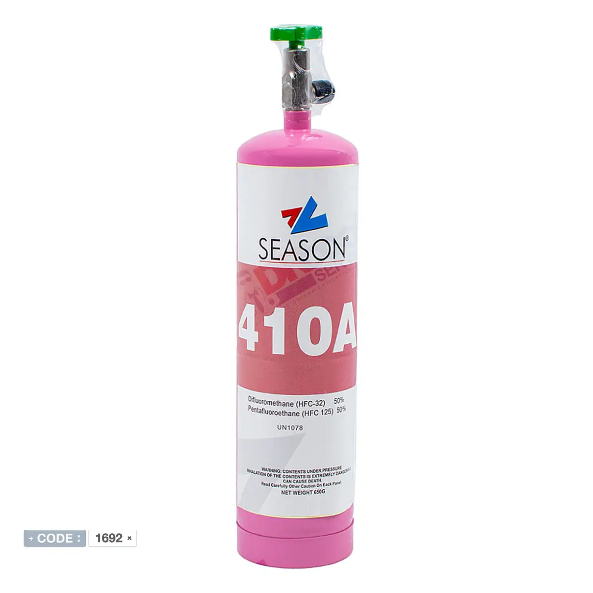 گاز R410 سیزن شیردار 650 گرم وزن خالص