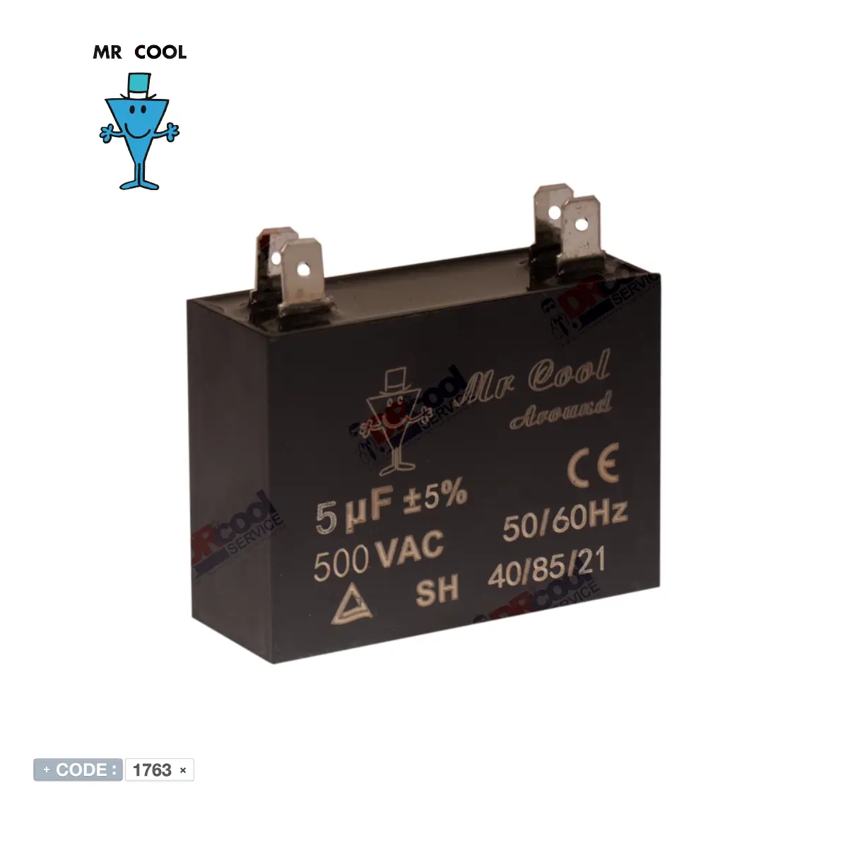 خازن 5 میکروفاراد مکعبی برند MRCOOL