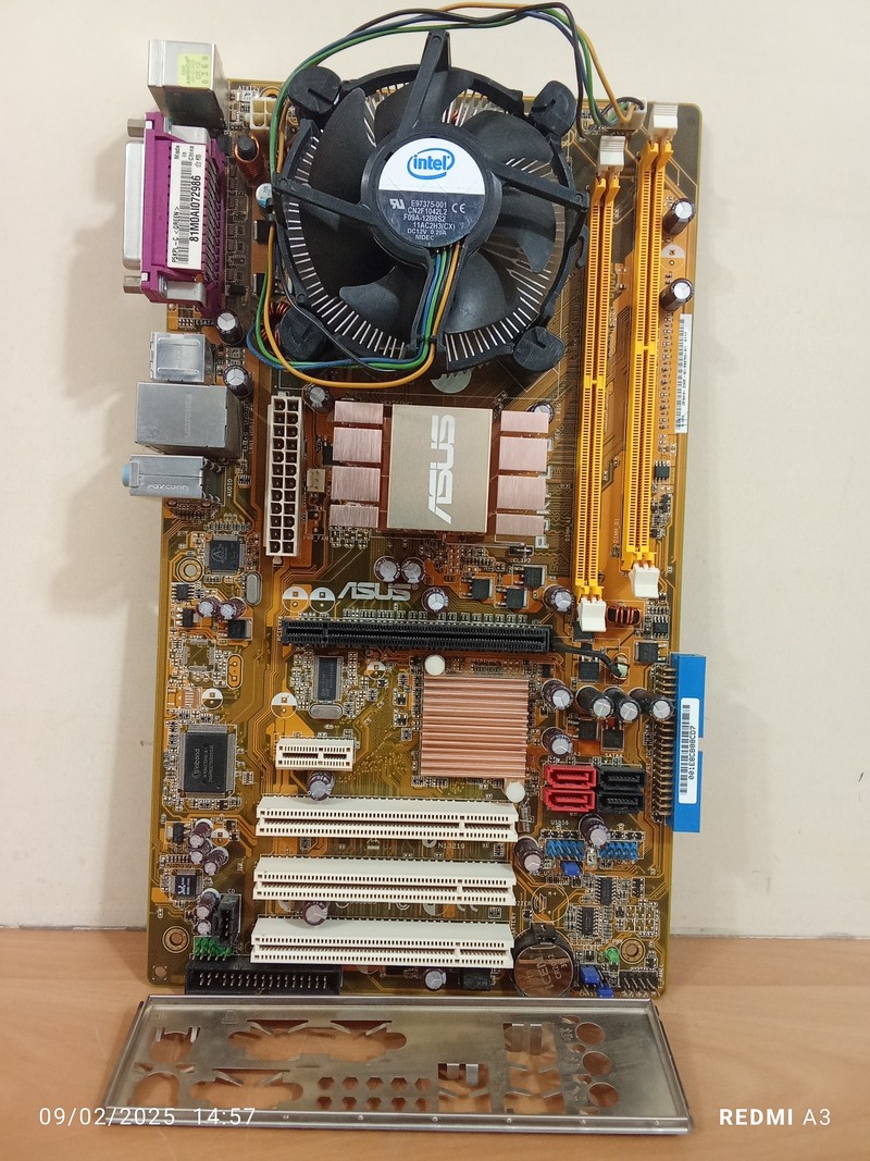 باندل مادربرد (DDR2) ASUS مدل P5KPL-C(استوک)
