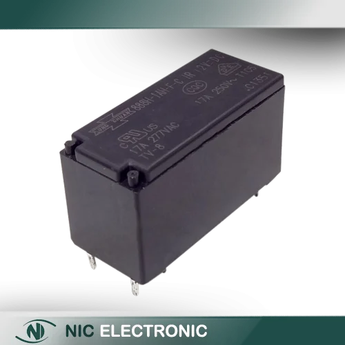 رله 12V مینیاتوری 6 پین 17A تایوانی مارک SONG CHUAN کد 888H-1AH-F-C