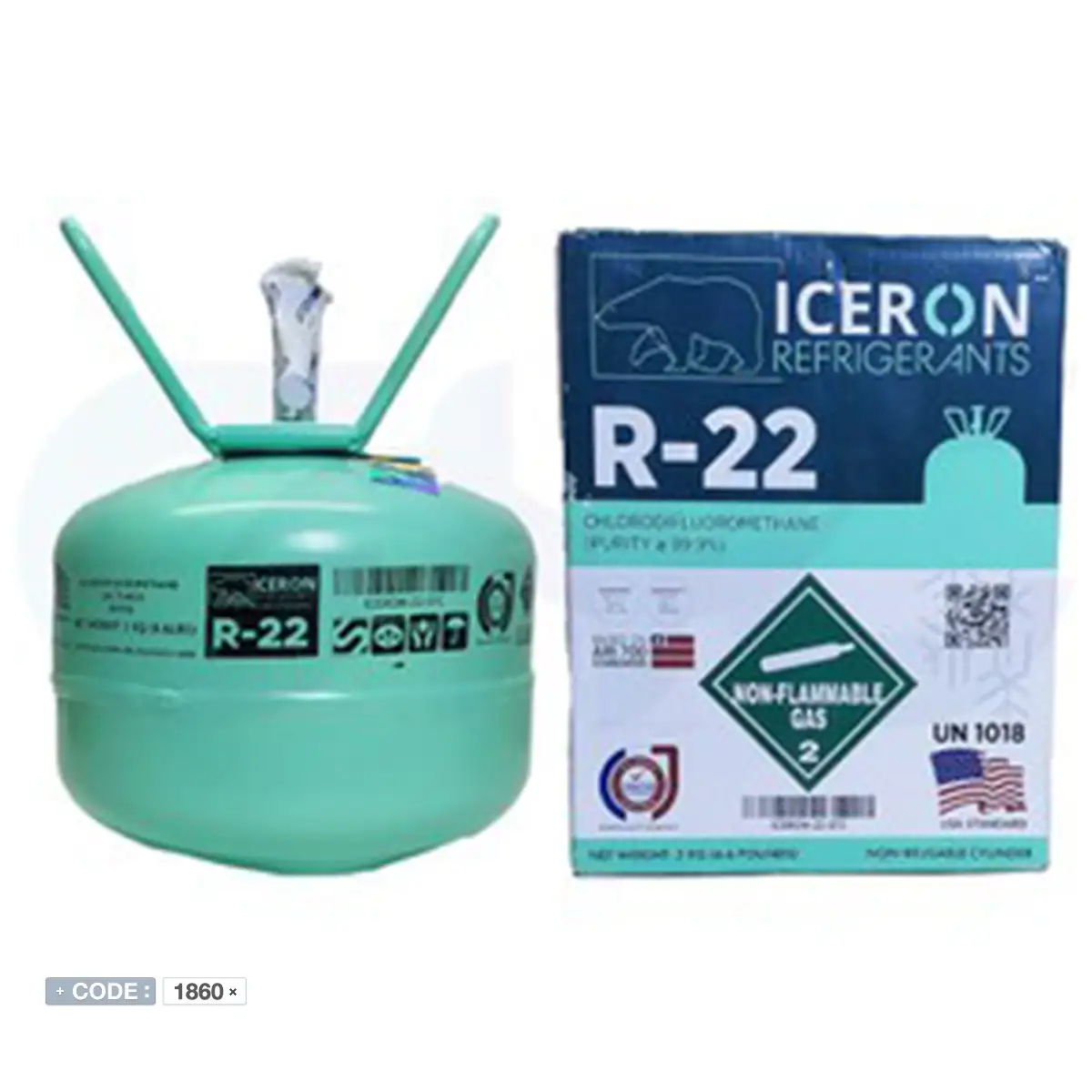 کپسول گاز 3 کیلویی R22 آیسرون ICERON