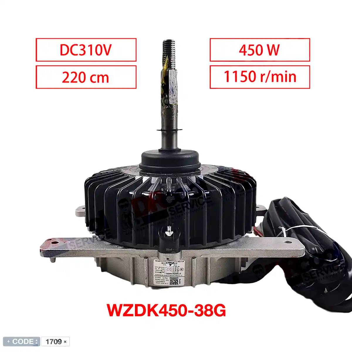 موتور فن کندانسور VRV دایکین مدل WZDK450-38G