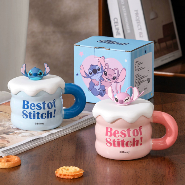 ماگ سرامیکی درب سیلیکونی طرح BEST OF STITCH (کپی)