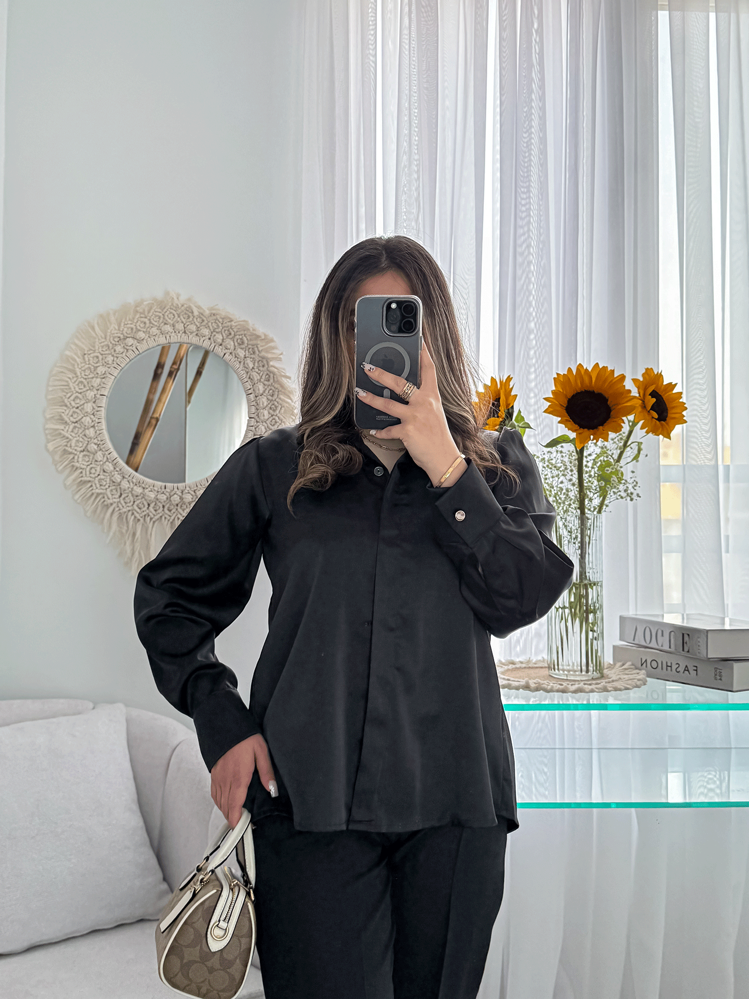 شومیز ساتن ابریشم 5 رنگ liana