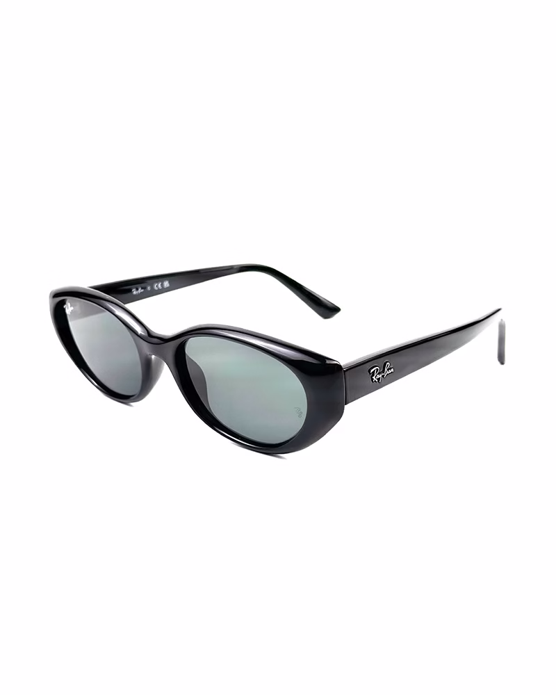 عینک آفتابی زنانه ریبن مدل RayBan RB4457D - فريم مشكي عدسي مشكي