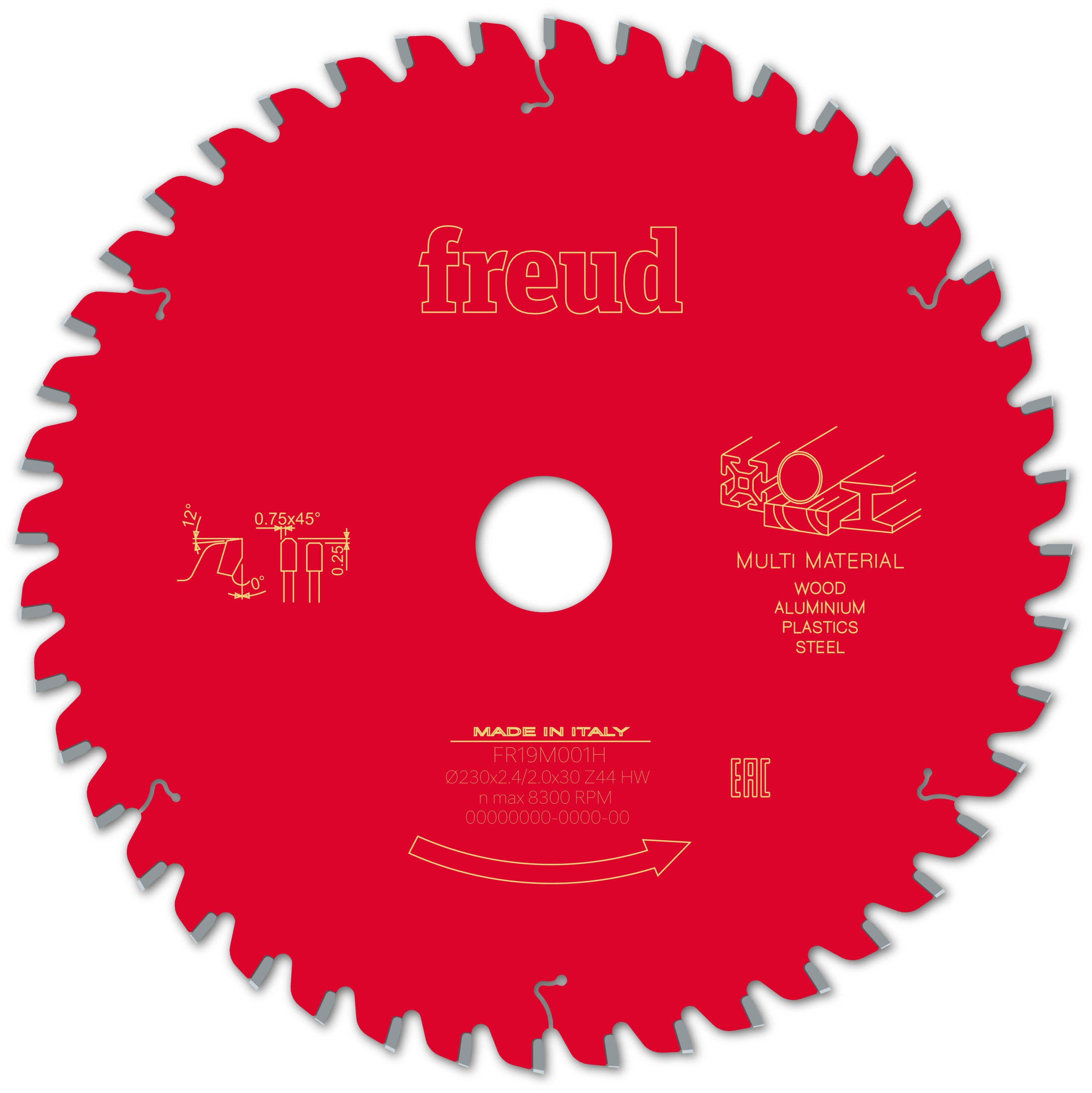 اره الماسه 44د 30*2/4*230 پرتابل Multimaterial فرود FR19M001H