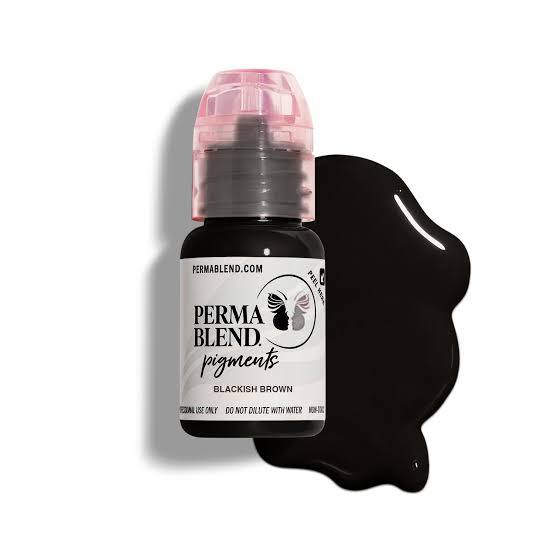 رنگ تاتو پرما بلند بلکیش برون blackish brown
