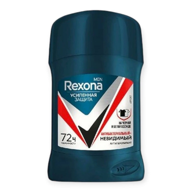 استیک دئودورانت مردانه رکسونا Rexona مدل Invisible Antibacterial