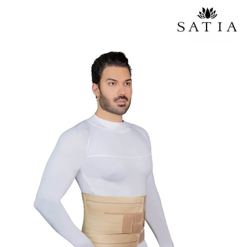 شکم بند آتل دار با کش دوبل