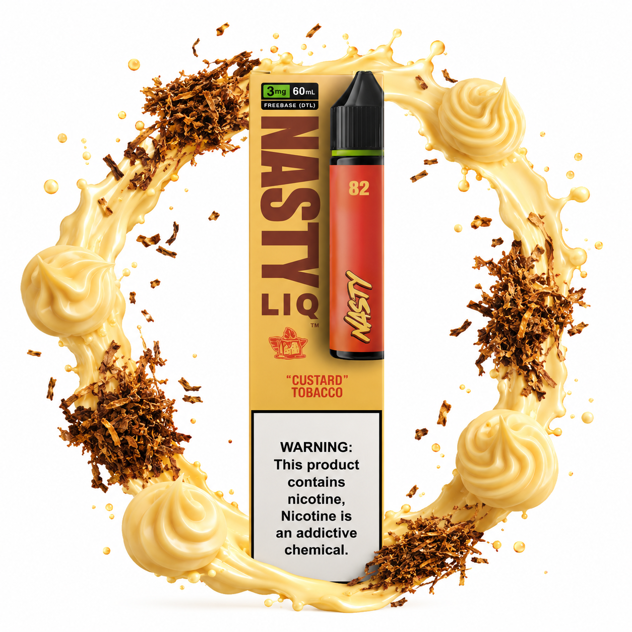 جویس کاستارد تنباکو نستی juice custard yobacco nasty