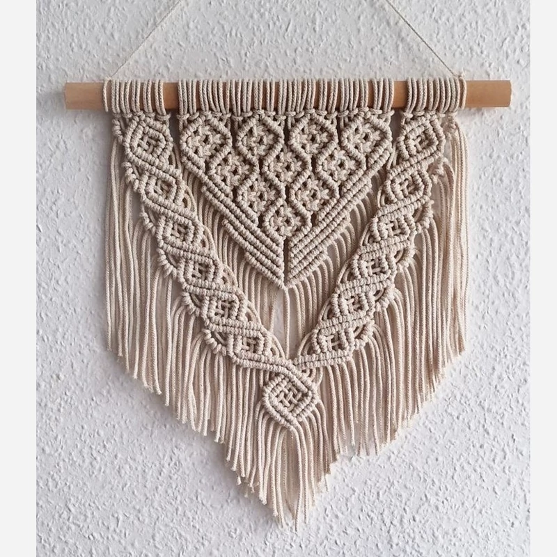 دیوارکوب مکرومه طرح نگین