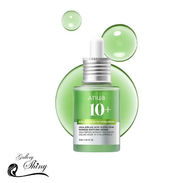 سرم آزالئیک اسید ۱۰٪ و هیالورون آنوا – Anua Azelaic Acid 10% + Hyaluron Redness Soothing Serum (30ml)